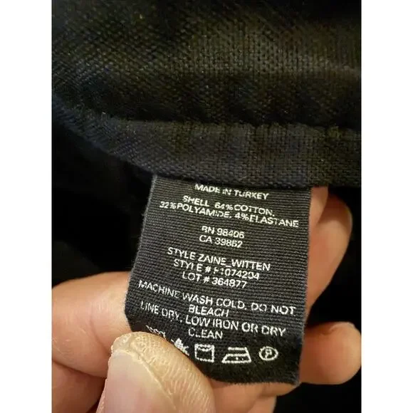 Theory Mens Dark Navy Blue Zaine Witten Stretch Straight Leg Pants Size 36 - Picture 6 of 9